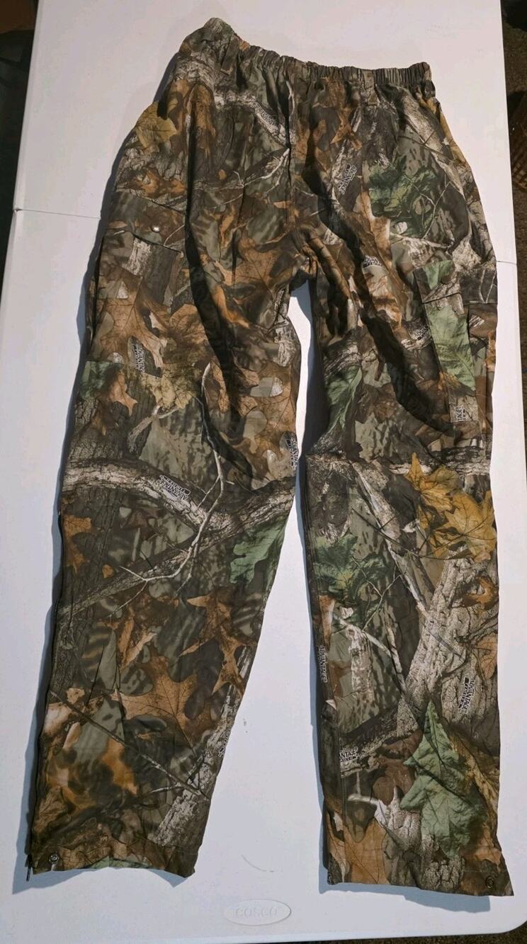 Stearns Dry Wear Advantage Timber Break Up Camo Rain Pants XL Hunting Outdoor